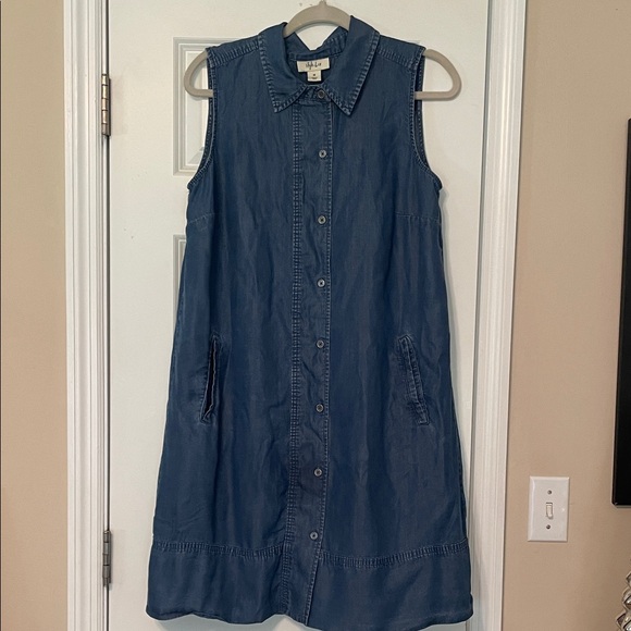 Style & Co. Dresses & Skirts - Style & Co tencel blue Sleeveless Dress size M